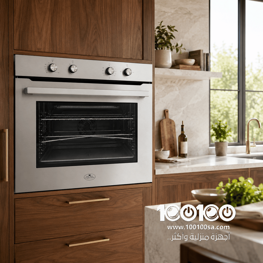 جنرال سمارت فرن بلتي ان غاز 90 سم استيل كامل شوايتين ومروحتين موديل GS9005BGE