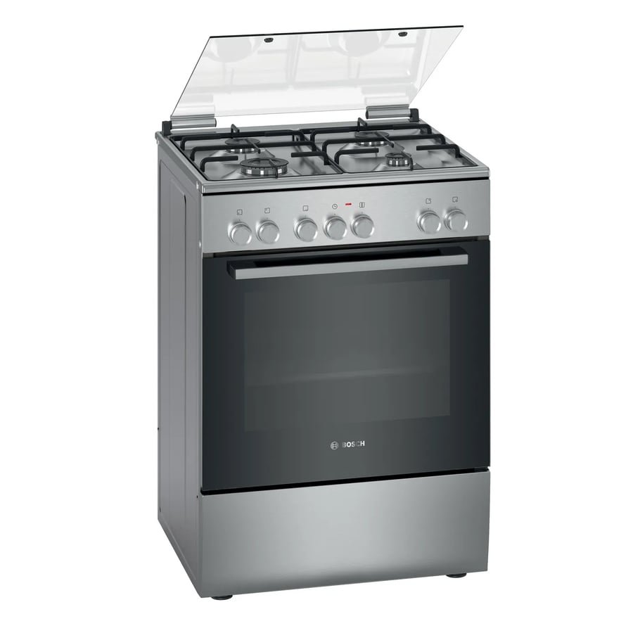 بوش موقد غاز متعدد الاستخدامات موقد غاز قائم بذاته 60 سم ستيل موديل HXA150D59M