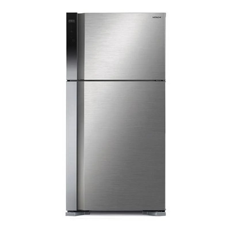 هيتاشي Hitachi ثلاجة بفريزر علوي 19 4 قدم لون فضي موديل R V700PS7K 1BSL