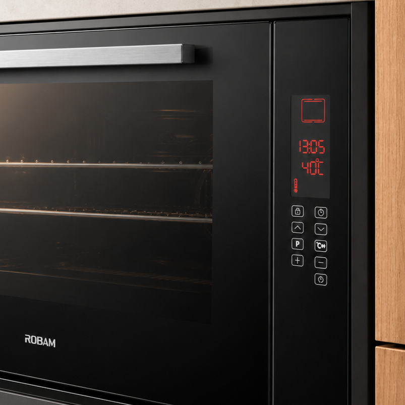 روبام ROBAM فرن بلت ان 90 48 سم 105 لتر وتحكم باللمس 10 وظائف موديل RQ390 صورة 3