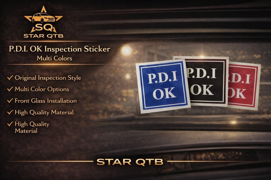 P.D.I OK sticker