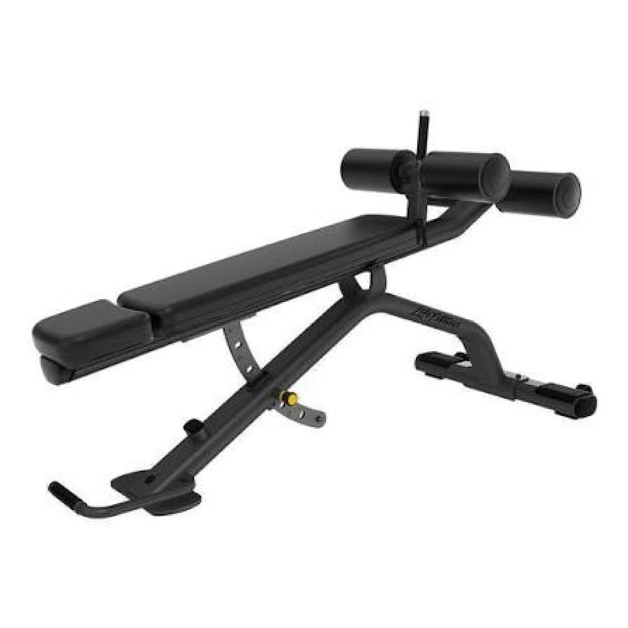 بنش تمارين البطن المائل القابل للتعديل Life Fitness Signature Series Decline Abdominal Bench