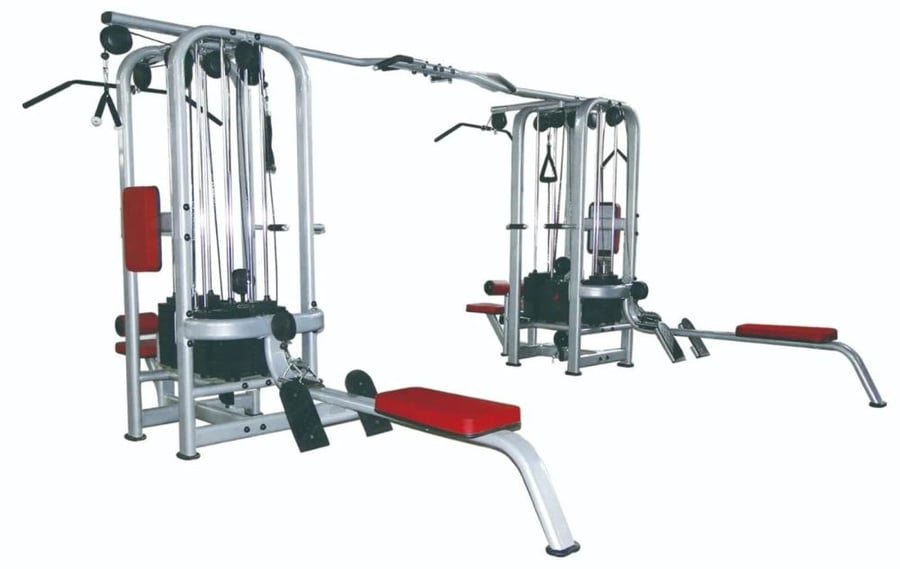 جهاز مالتي ستيشن مزدوج مع كيبل كروس كبير  Multi Station Machine