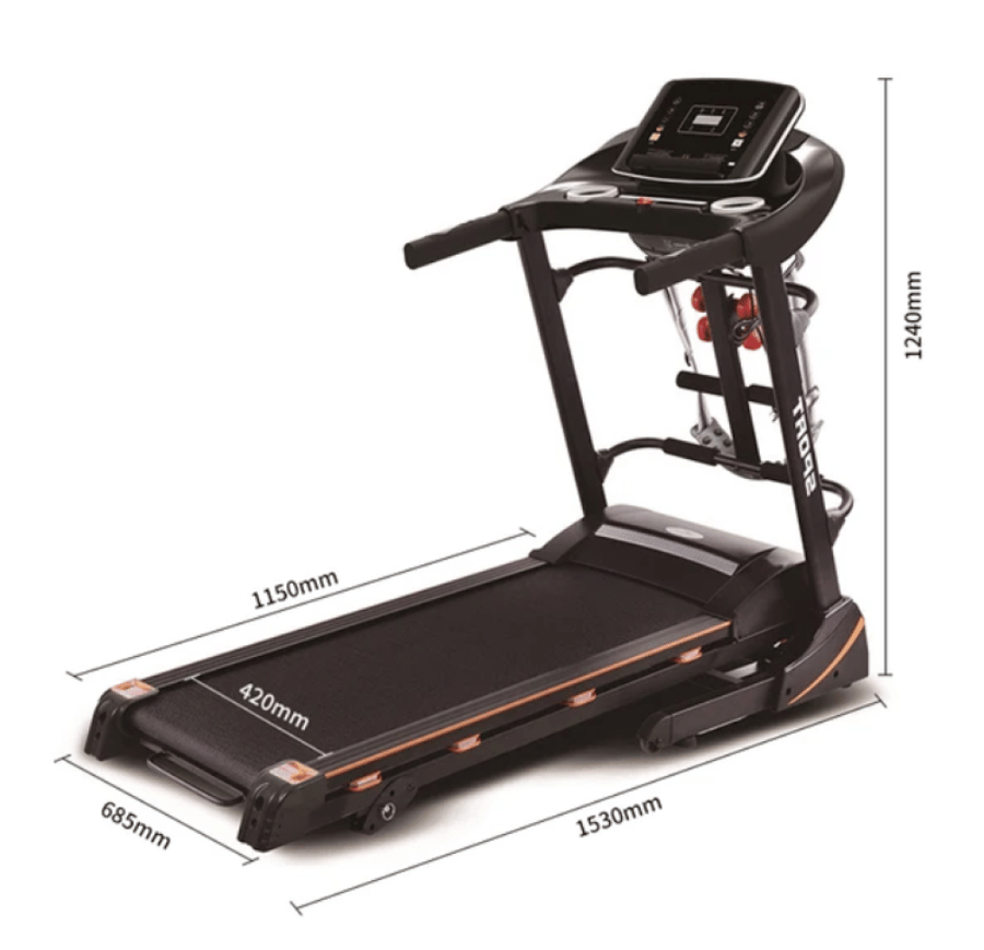 جهاز سير كهربائي 630D Running multifunctional Treadmill مع مساج جيم منزلى