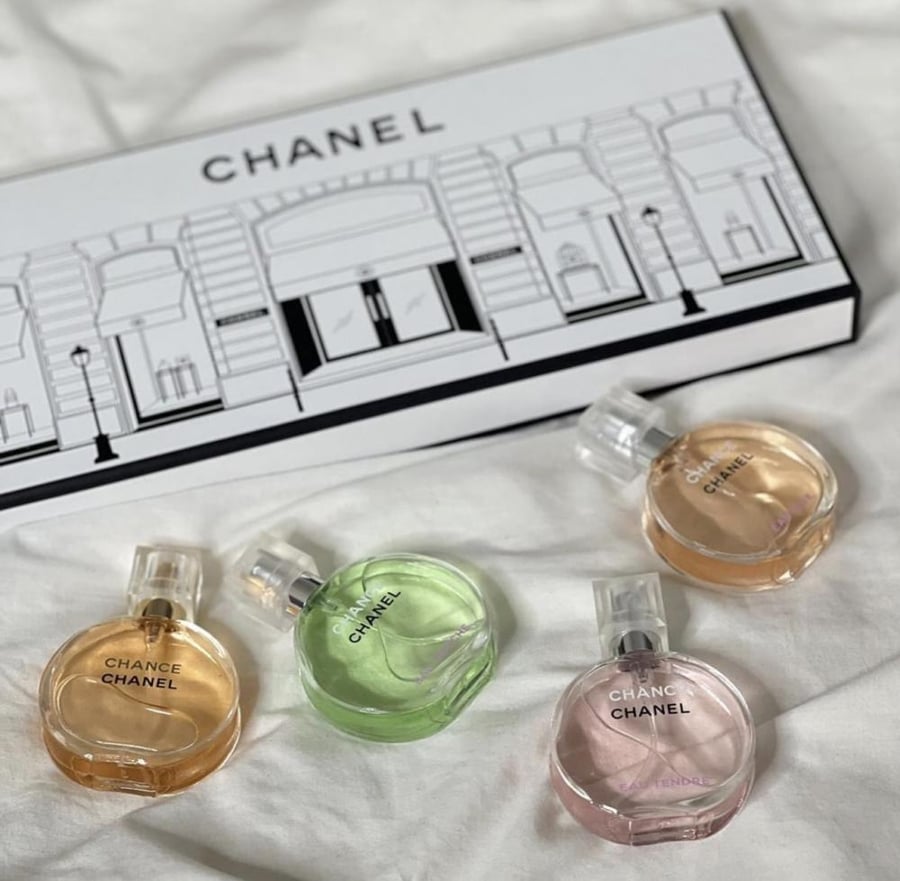 طقم شانيل عطور 4 × 30 مل