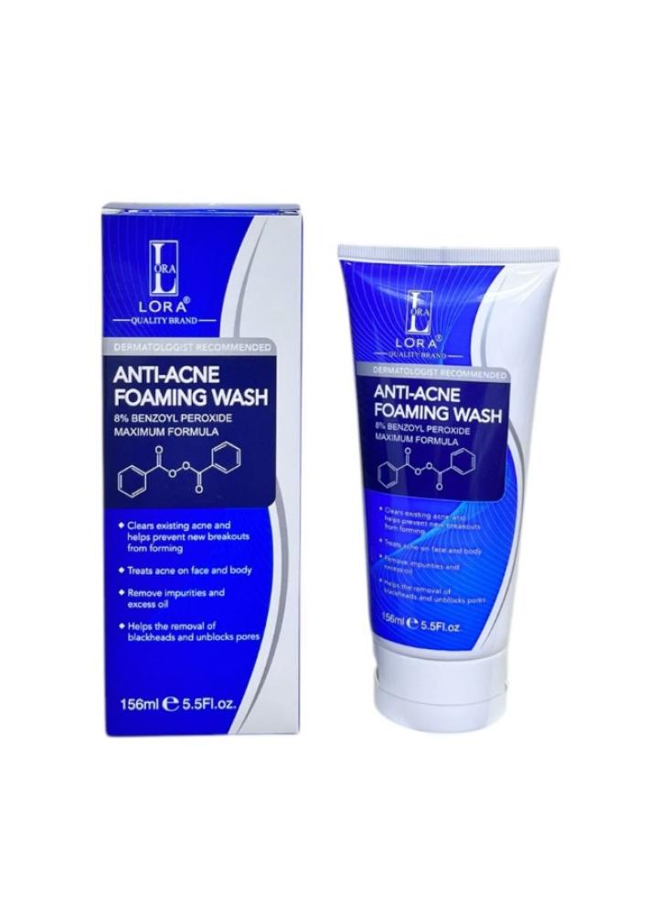 غسول لورا الرغوي ANTI-ACNE – تنظيف عميق لبشرة خالية من الحبوب