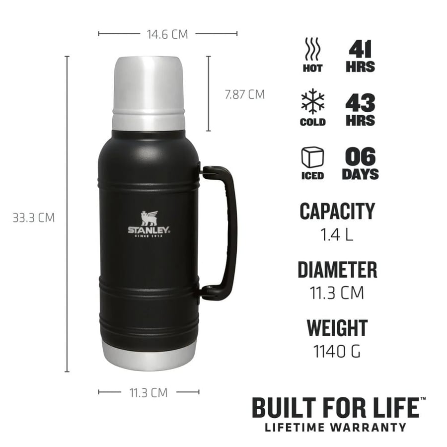 Stanley LGC Flask 1.4L/1.5Qt Artisan Thermal Black Moon