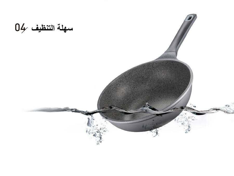 مقلاة حجرية 30 سم بي إن SNSFP-30