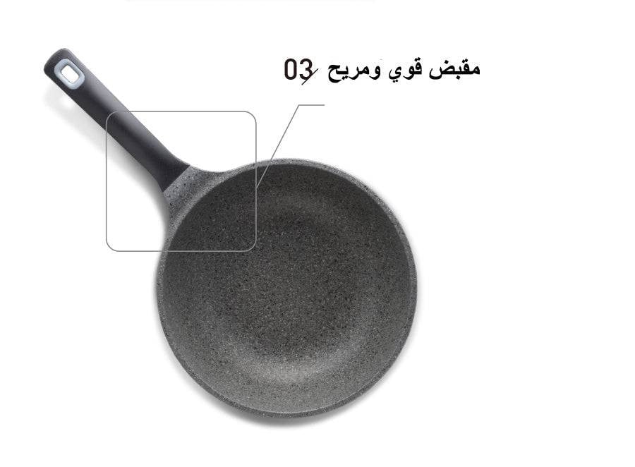 مقلاة حجرية 30 سم عميق بي إن SNSWP-30