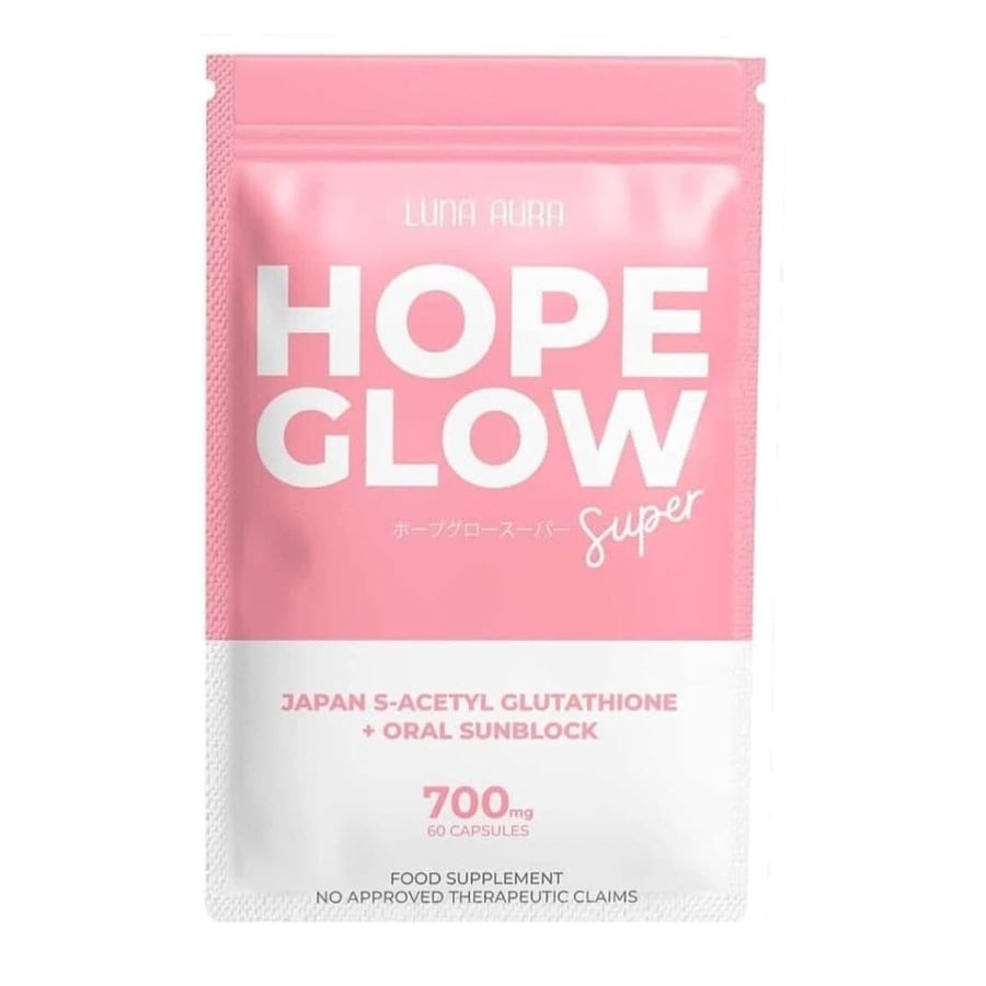 عبوة كبسولات الشمس الفموي Hope Glow 60 كبسولة