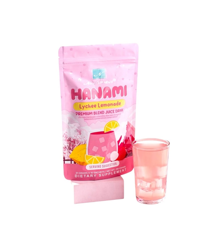 عبوة مشروب ليتشي ليمونيد Hanami 10 ظرف