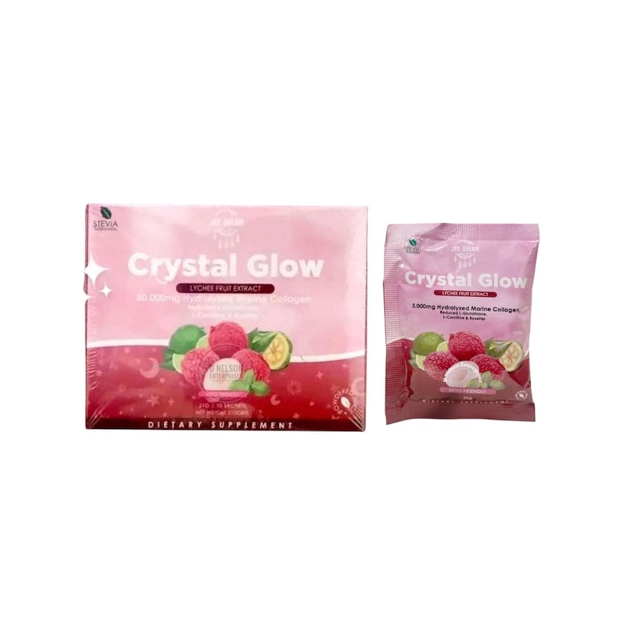 عبوة مشروب كريستال جلو Crystal 10 ظرف