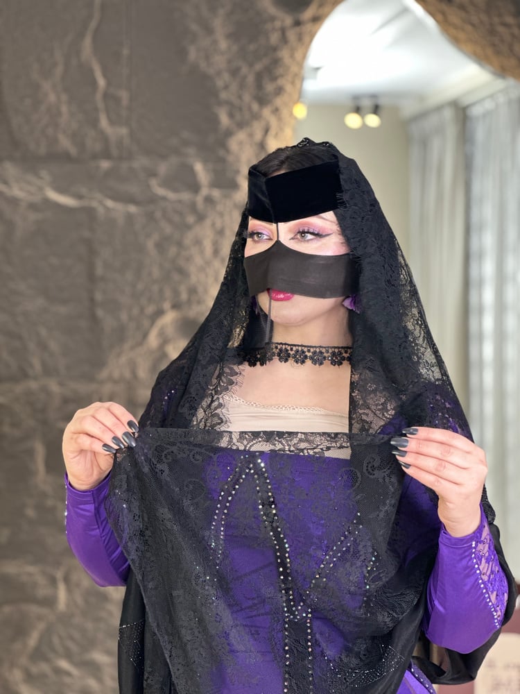 برقع بكرستال