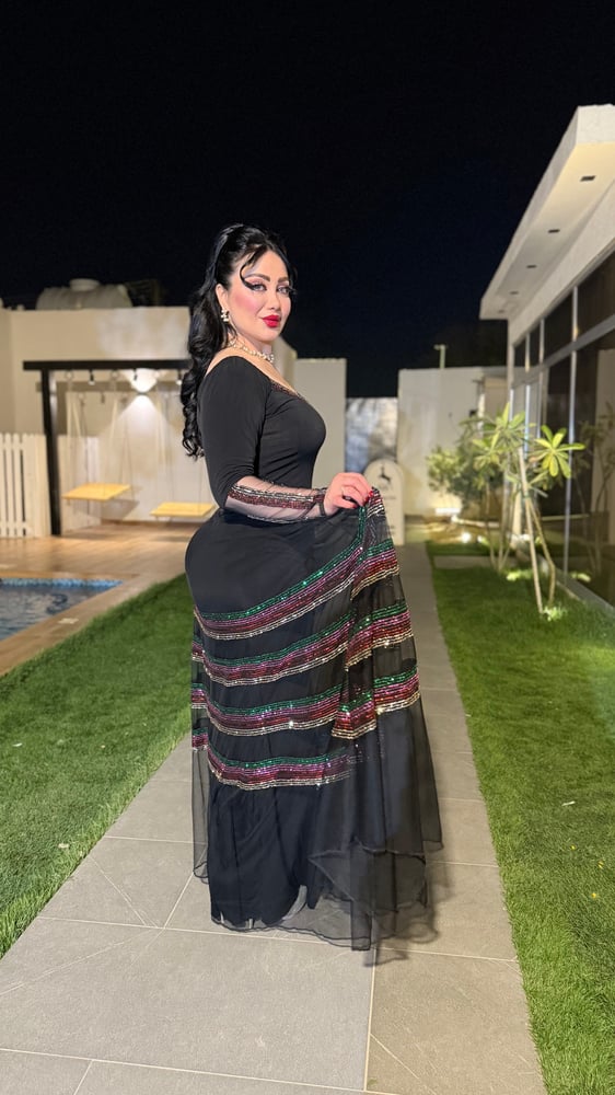 فستان كلوش انيق