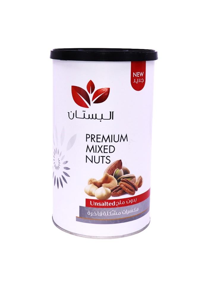 مكسرات البستان الفاخرة غيرالمملحة (علبة) 220جم