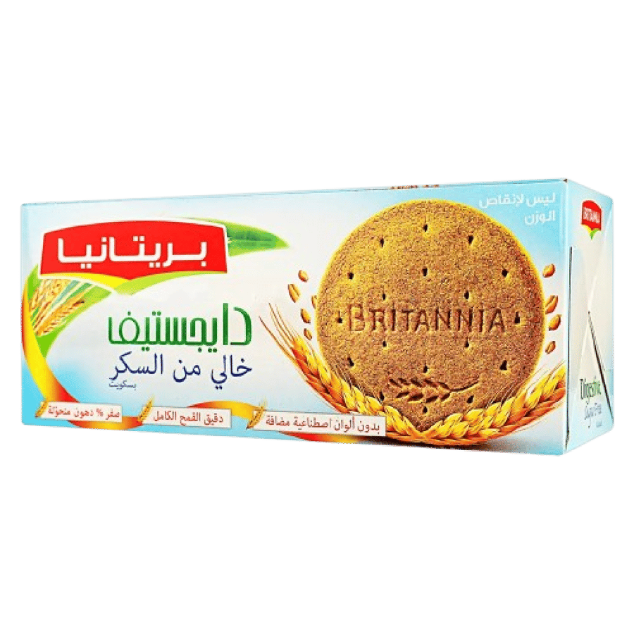 بريتانيا بسكويت دايجستيف خالي من السكر 350جم
