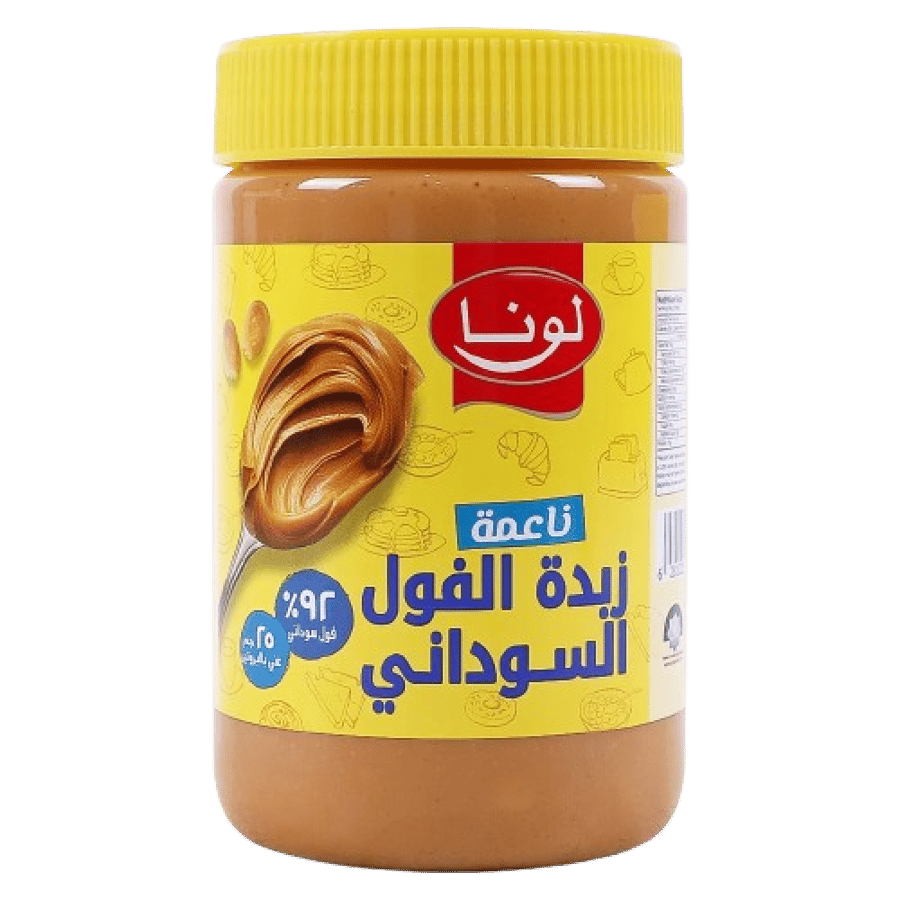 لونا زبدة الفول السوداني ناعمة 510جم