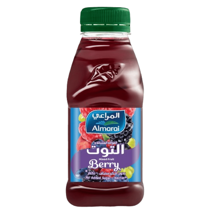 عصير المراعي طازج توت مشكل 200 مل (بدون إضافه سكر)