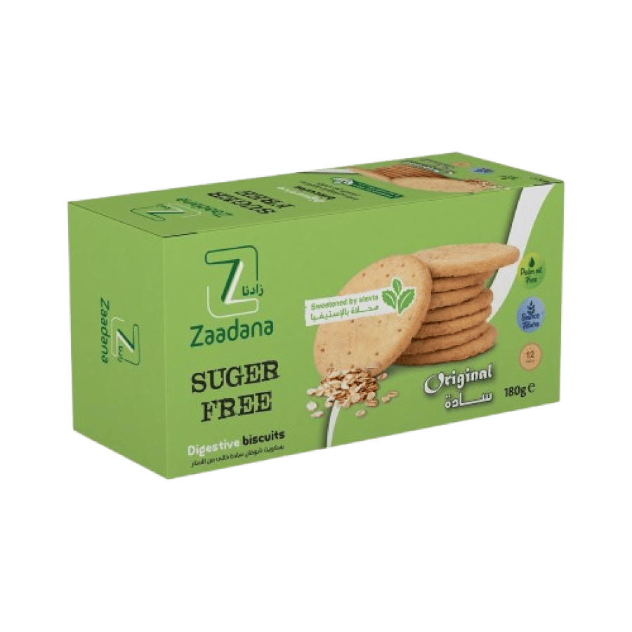 Our Zadanah plain biscuits, sugar-free, 180 grams