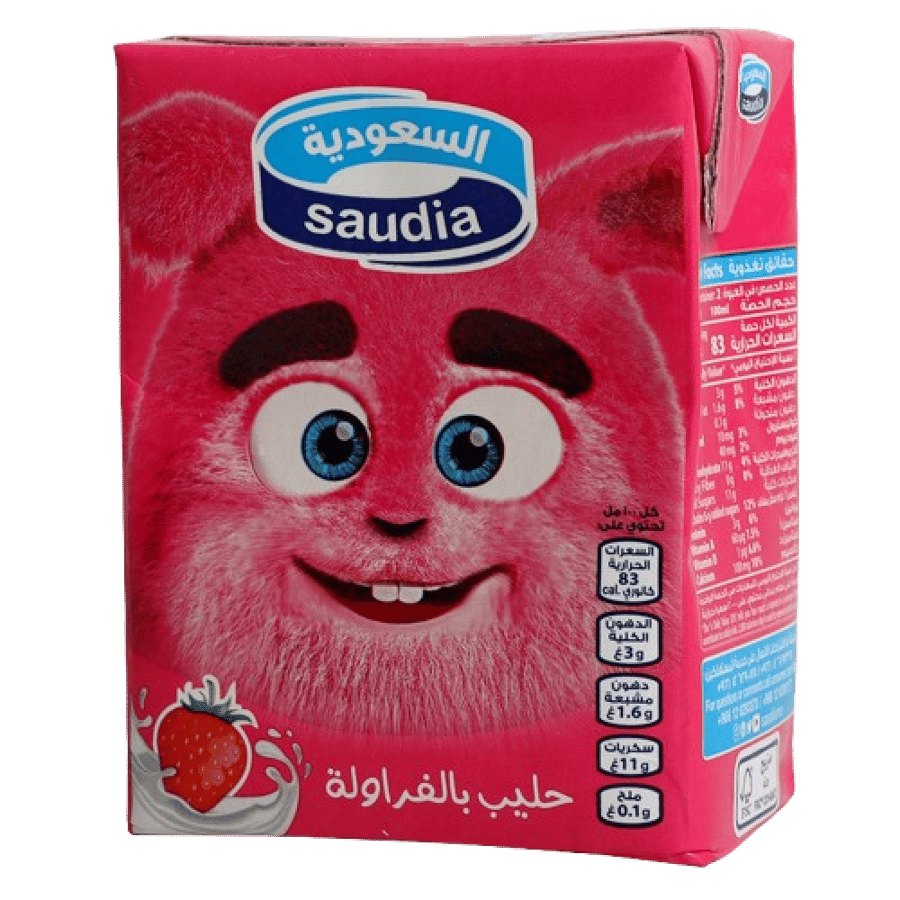 السعودية حليب بالفراولة 200 مل