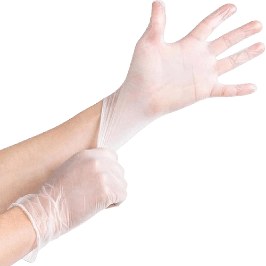 قفازات شفاف  مقاس L