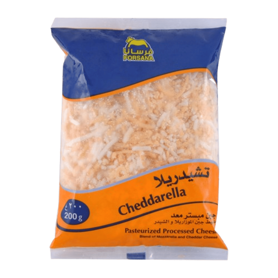فرسانا شبيه جبن شيدريلا مكس الشيدر مع الموتزريلا 200 جرام
