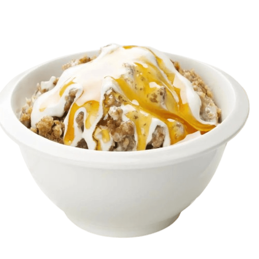 Fattah with cream and dates