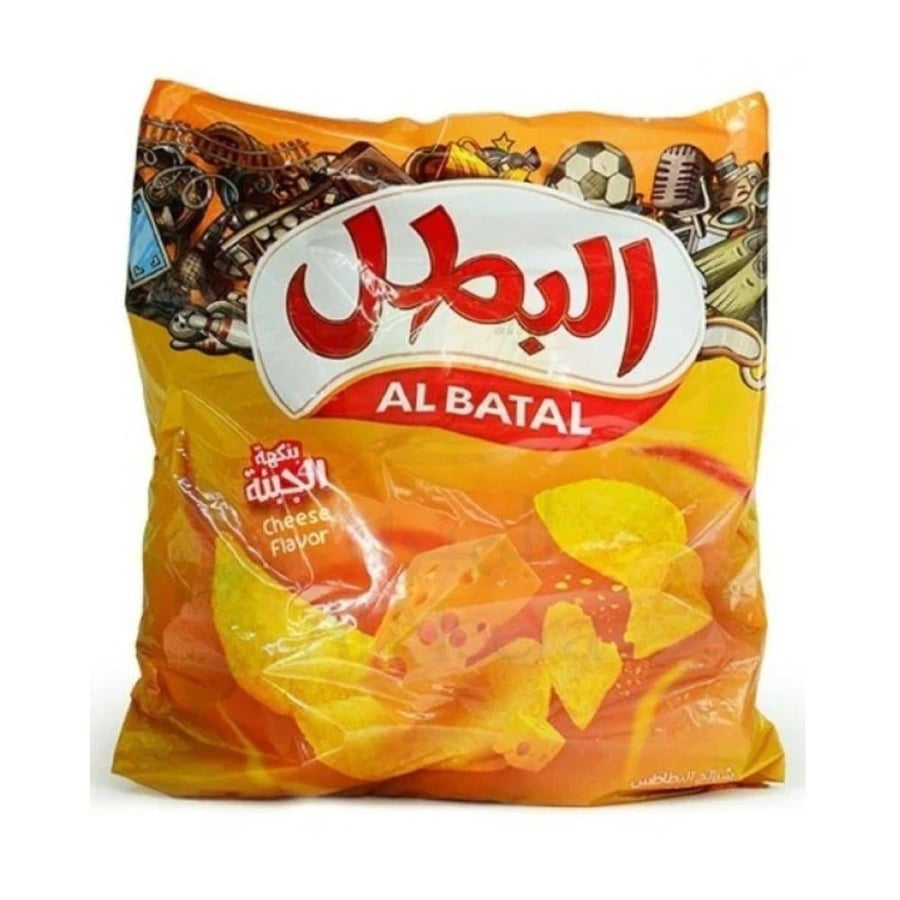 البطل شيبس البطاطس بالجبنة 12 جرام × 20