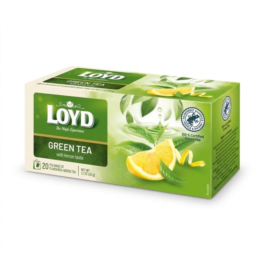 لويد شاي أخضر خيط بالليمون 1.5جم * 20