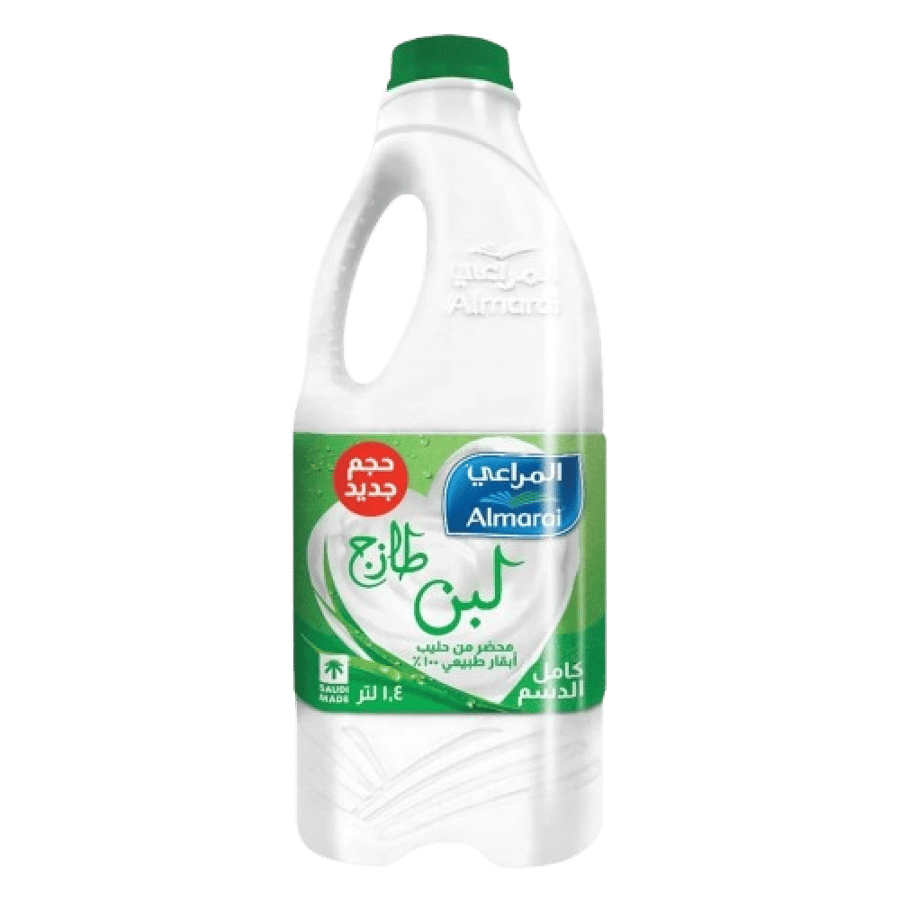 المراعي لبن طازج كامل الدسم 1.4لتر