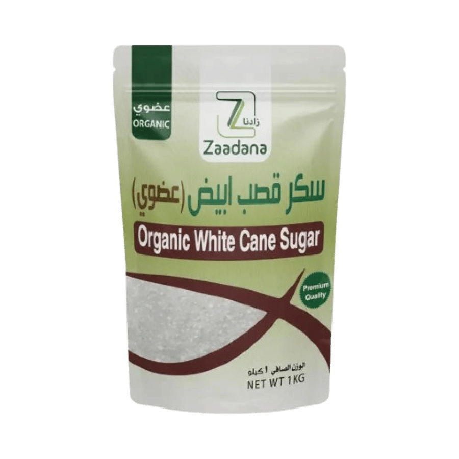 Our increase of organic white cane sugar - 1 kilogram