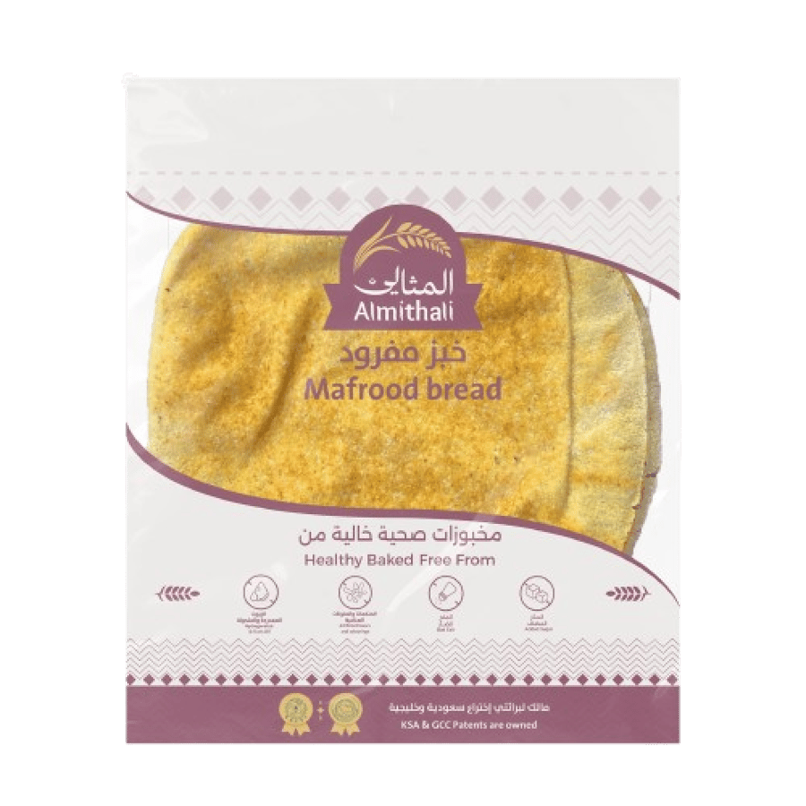 المثالي خبز مفرود 260جم* 6حبات
