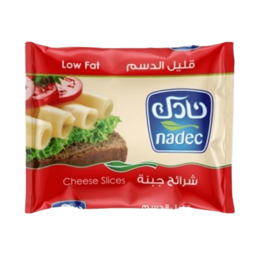 Low-fat cheese slices 10 slices - Nadec