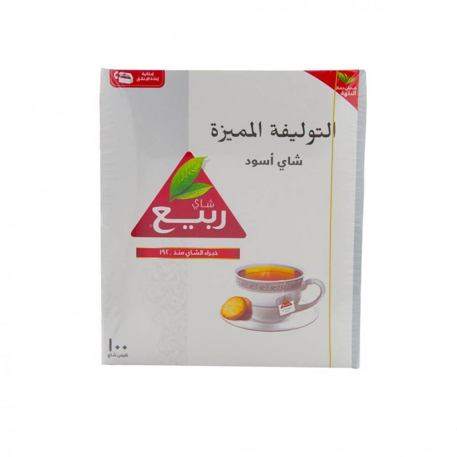 شاي ربيع - شاي اسود 100 كيس *2 جم