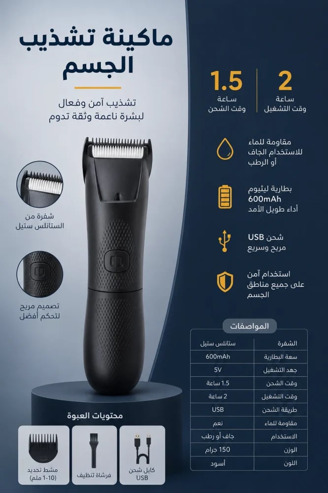 ماكينة بتصميمها الانيق للاماكن الحساسة