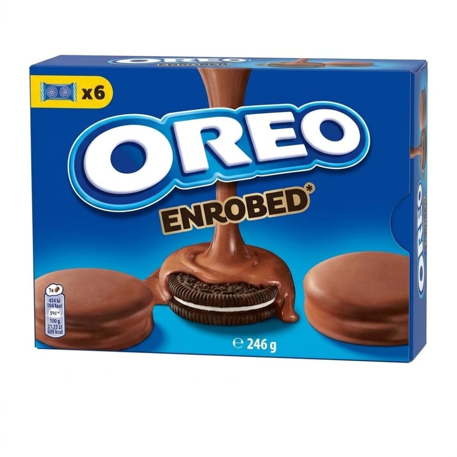 Oreo covered with chocolate