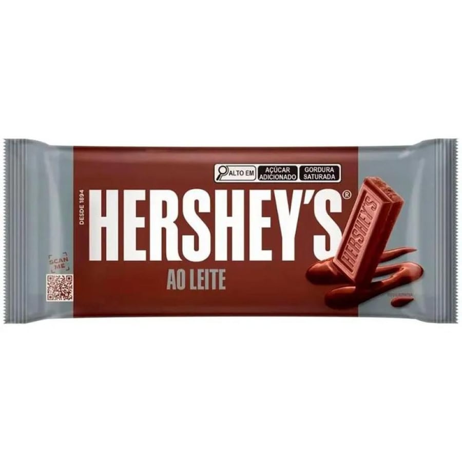 Hershey's milk chocolate bar imported 82 g