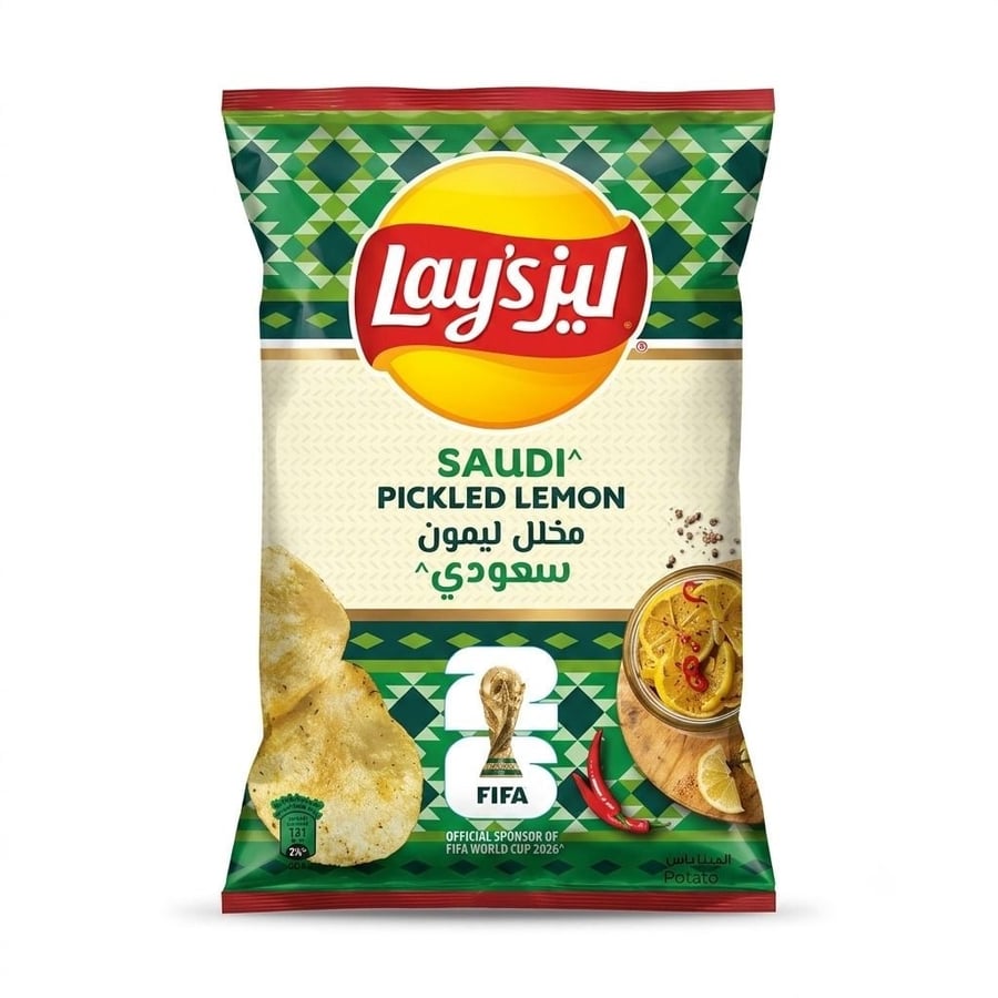 ليز بطاطس مخلل ليمون سعودي 155 جم