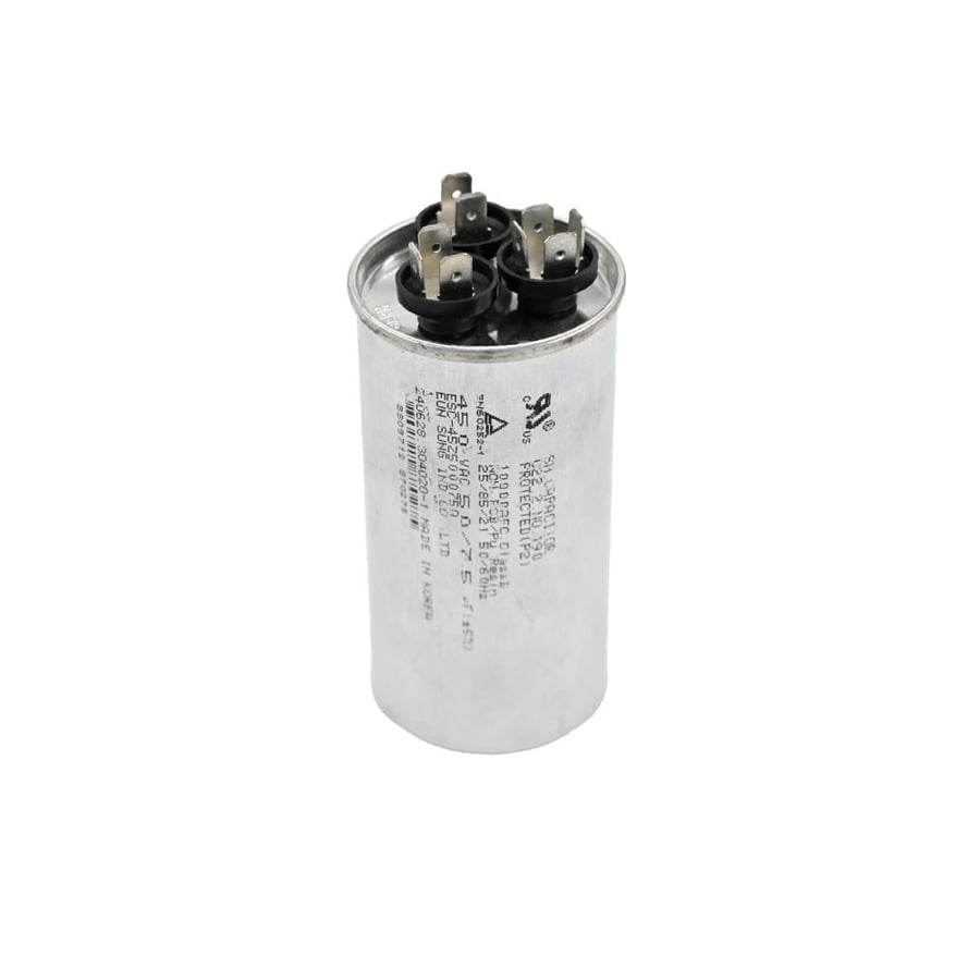 Korean round capacitor CAPACITOR KOR 50+7.5 MFD