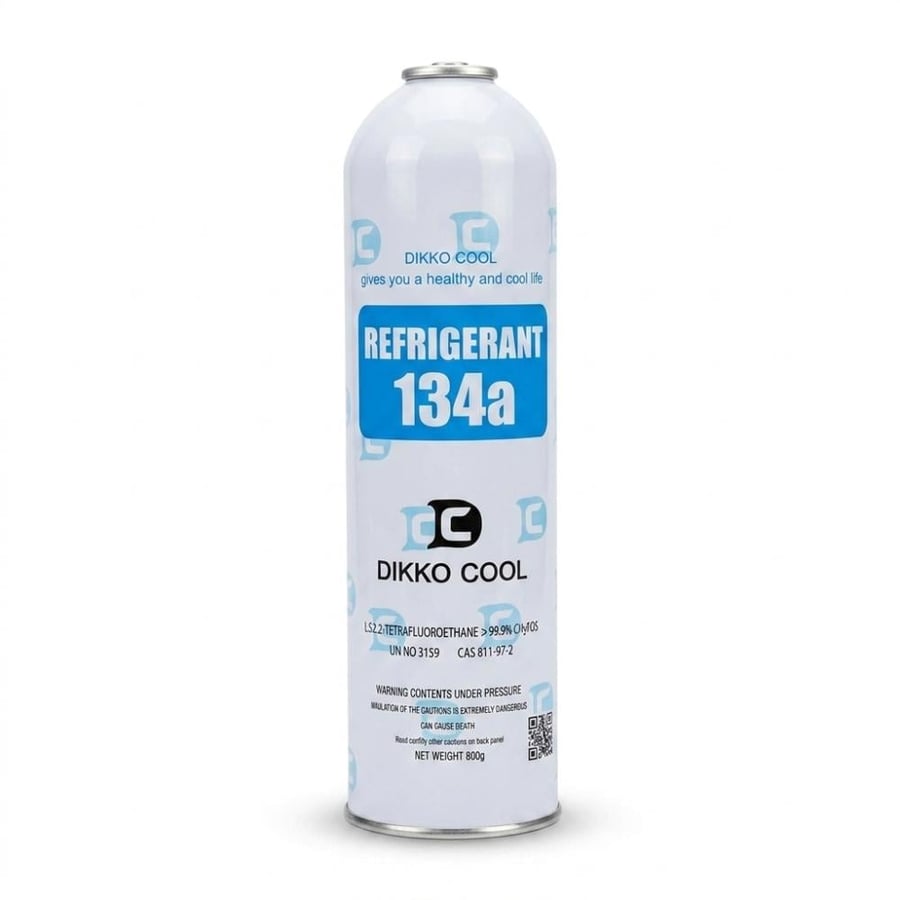 علب فريون134 800 جرام امريكي R-134 BOTTLE 800g DIKKO COOL