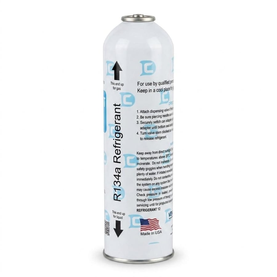 علب فريون134 800 جرام امريكي R-134 BOTTLE 800g DIKKO COOL