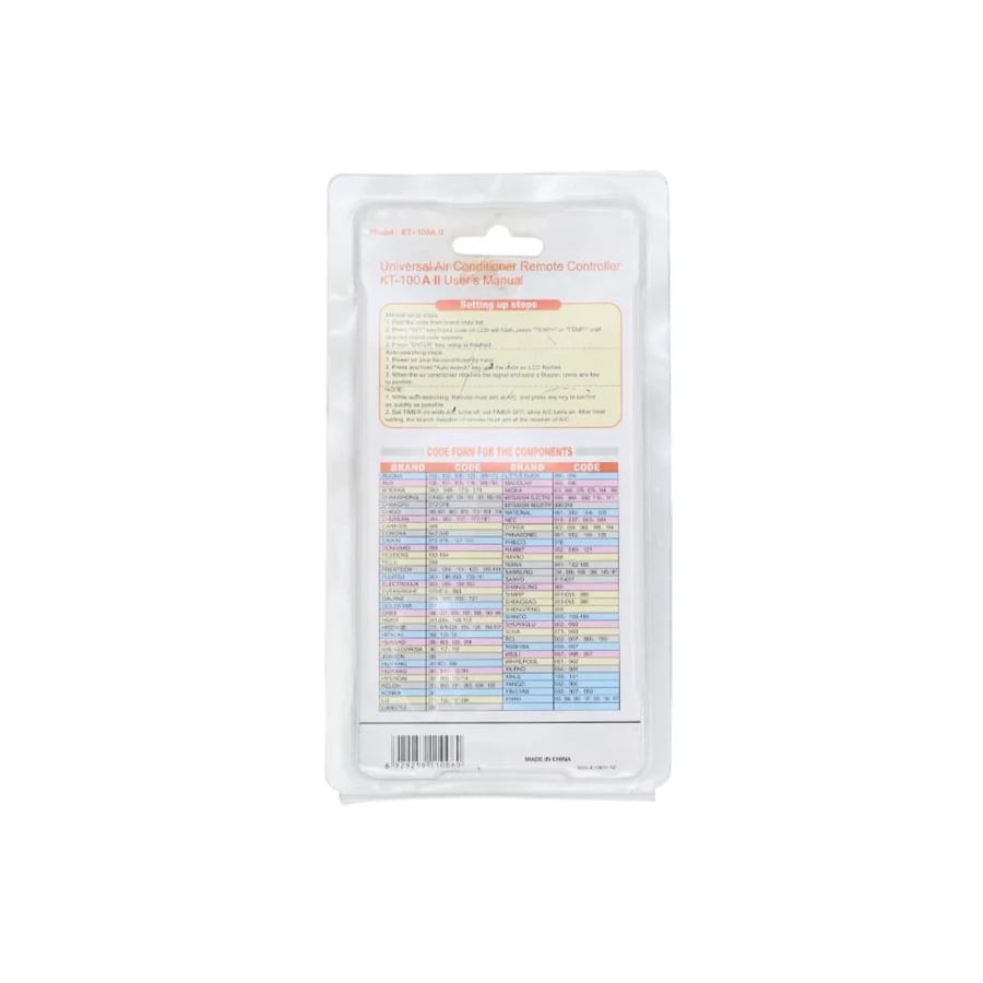 Universal remote control KT-100