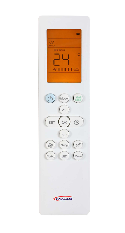 مكيف كاسيت جنرال كلاس 21600 وحدة -انفرتر - حار بارد - GM-24HCI/G24