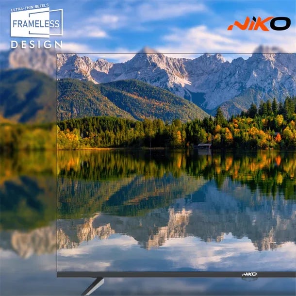 شاشة NIKO سمارت 50 بوصة كيو ليد نظام التشغيل QLED UHD 4K WEBOS