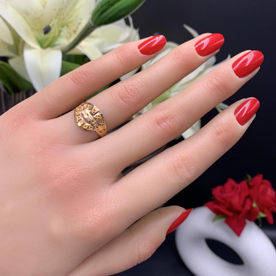 Local 21 karat pure gold ring