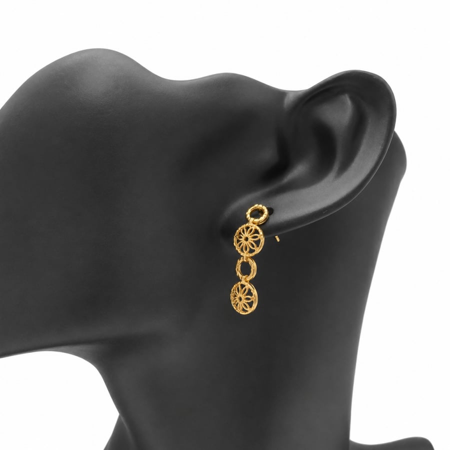 Pure 21-karat gold ring, weight 2.4