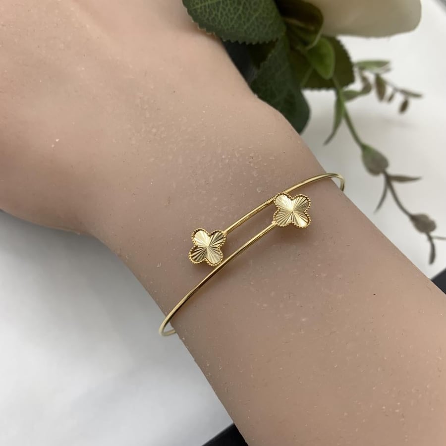 Soft bracelet, 18 karat pure gold