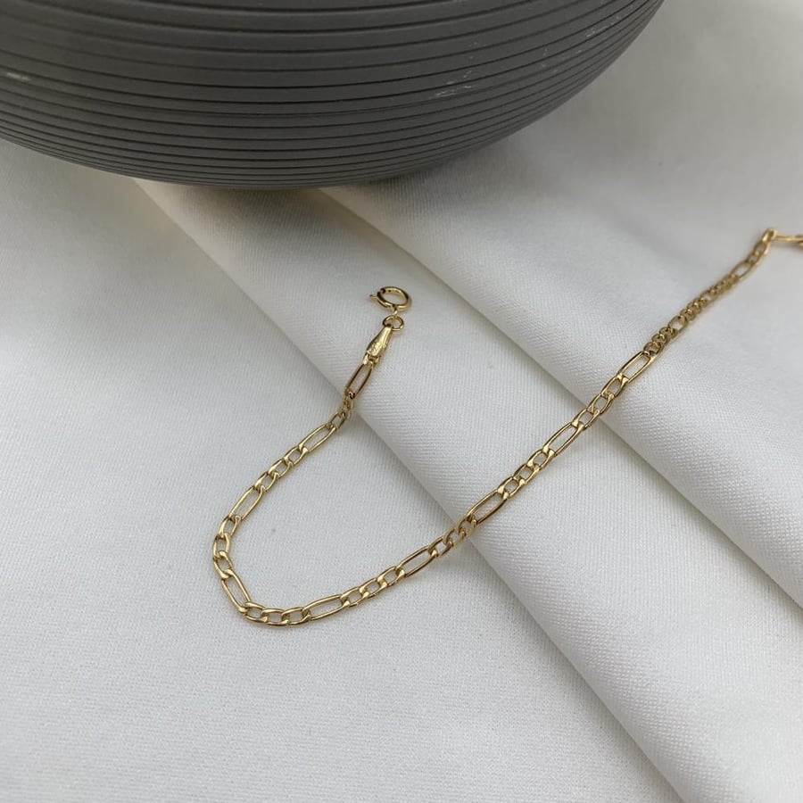 Italian bracelet, 18 karat, pure gold, weight 1.5