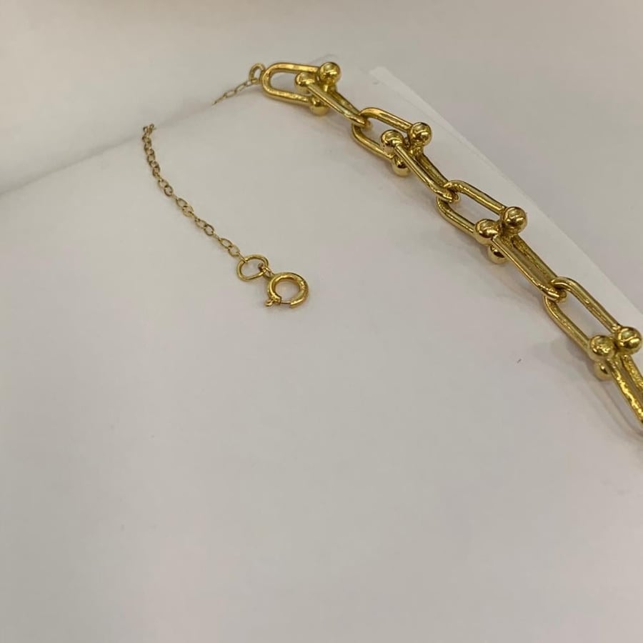 Italian bracelet, 18 karat, weight 4.63