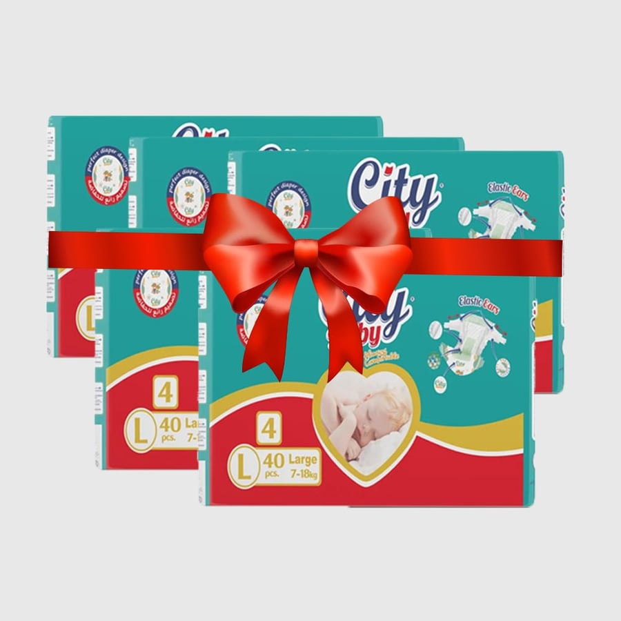 City Baby 40 diapers size 4